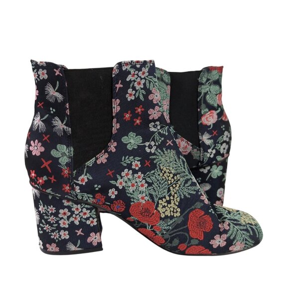 Indigo Rd Ankle Boot Womens 8.5 Blue Floral Cottagecore Prairie Country - Picture 3 of 10